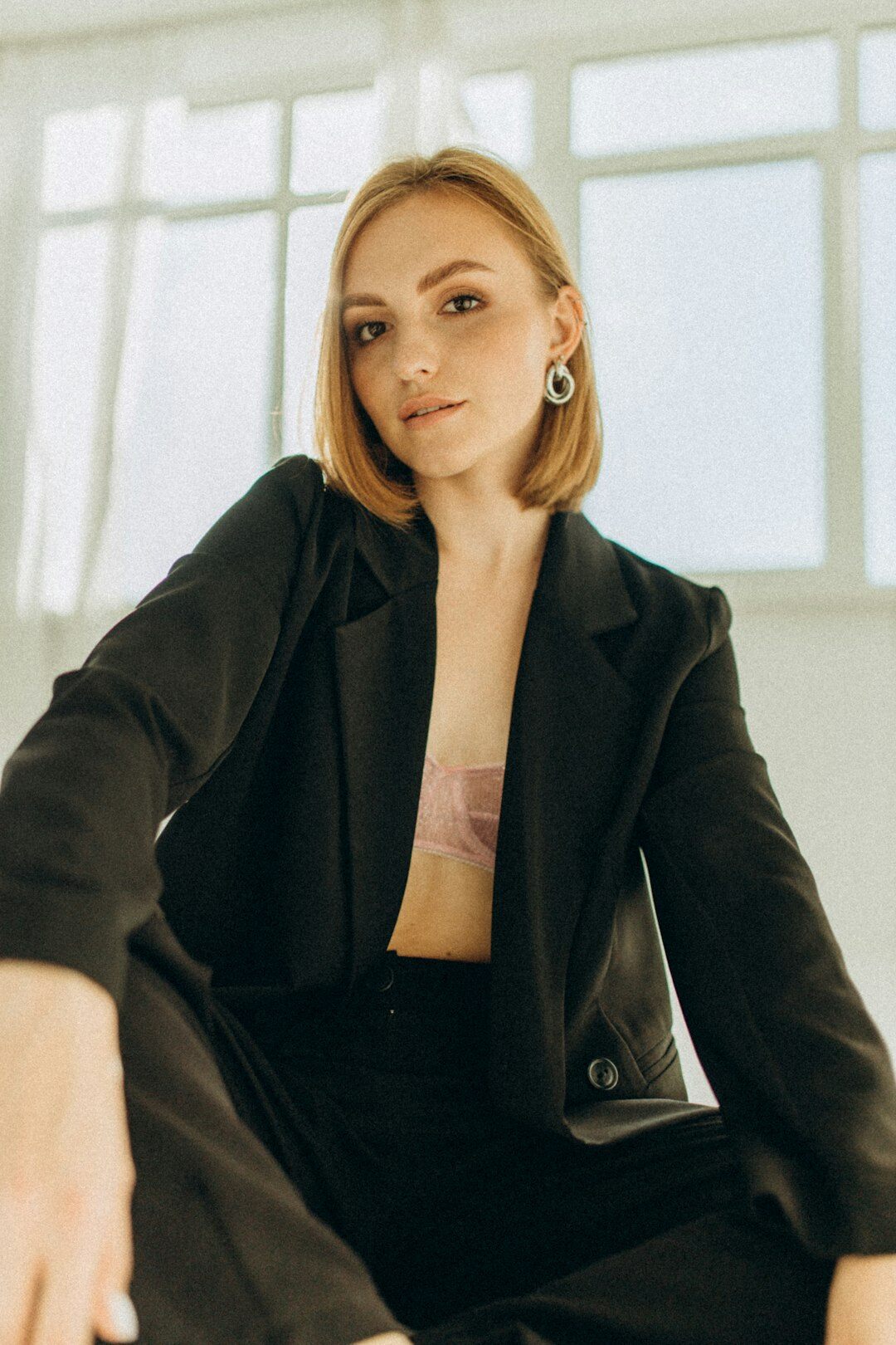 Studio portrait of a Portuguese female investigative reporter
